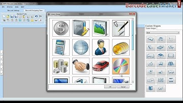 How to generate 2D barcode label with Code 128 SET C barcode font