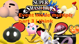Super Smash Bros Wii U: Event Mode MP: Part 3