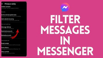 How to Filter Messages on Messenger (2024) | Filter Spam Messages
