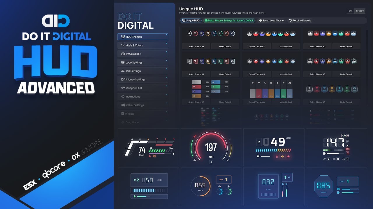 🔥 2026 New Fivem HUD – The Most Customizable FiveM HUD Ever | 16 Vitals ...
