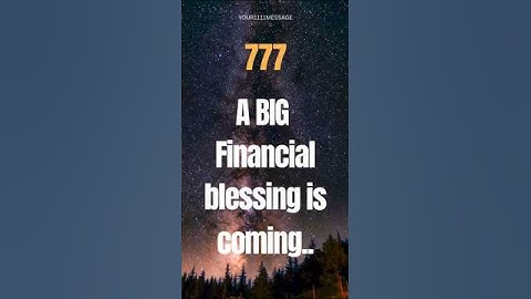 777 – If You See This, A BIG financial blessing is Coming #shorts #angelnumbers #manifestation #777