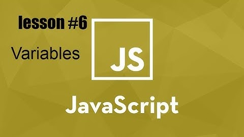 JavaScript Variables in Arabic #6