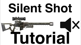 Cod Ghosts Silent Shot tutorial!