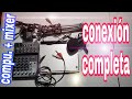 CONEXION COMPLETA DE COMPUTADORA A MIXER PARA RADIO O GRABACIONES