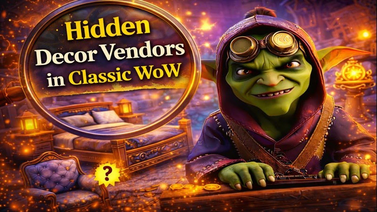 Места расположения ВСЕХ предметов декора для дома в WoW Classic — вы не захотите это пропустить! ...