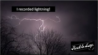 I recorded Lightning in February!