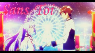 [AMV] Nightcore - Sans toi ( Romy Rose ) ~ ( French lyrics)