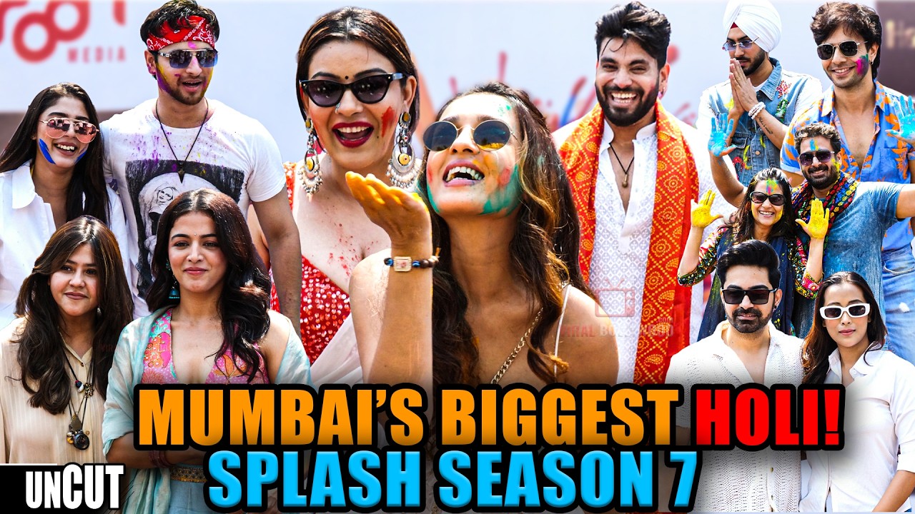 Mumbai’s Biggest Holi – Holi Splash Season 7 | Ekta Kapoor,Wamiqa Gabbi, Shiv Thakare & Yamini
