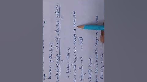 Sequences II( Cauchys first theorem on limits)