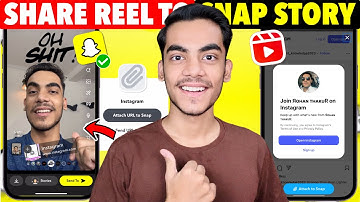 Share Instagram Reels To Snapchat Story | How To Share Instagram Reels On Snapchat Story