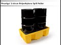 Lubetech Polyethylene Spill Pallet, 250L Capacity from BYBIGPLUS.COM
