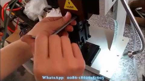 wire terminal crimper applicator terminal crimping machine Video for mould install