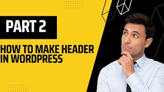 Create an attractive and responsive header Part:2