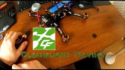 Cleanflight - Oneshot - Testing Motor Sync Beeps