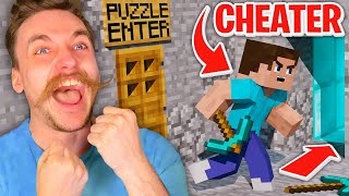 So I cheated in Minecraft...