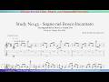 Study No.43 - Sogno nel Bosco Incantato (Arrangement by Dien Le Guitar Pro) for Guitar with TAB