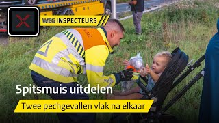 Kind Opvrolijken Na Pech Op De Snelweg Weginspecteurs