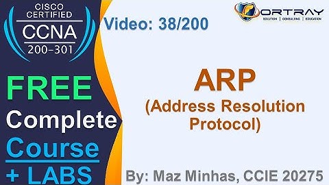 Free CCNA | 37- ARP | Day 1 | CCNA 200-301 Complete Course