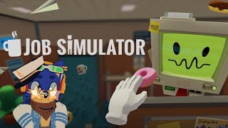 Sonic in gets a job [Jon simulator] 