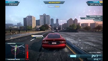 Need for Speed Most Wanted 2012 Downtown Run 305.8 km/h