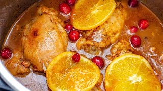 Pressure Cooker Cranberry Chicken