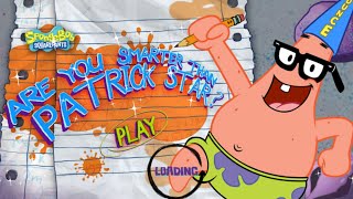 Are You Smarter Than Patric Star? spongebob squarepants - cartoon games - yourchannelkids