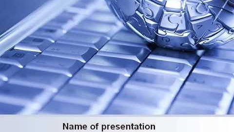 Internet Global PowerPoint Template by PoweredTemplate.com