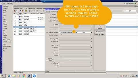 best load balancing setting for Mikrotik router if one ISP speed is high than other