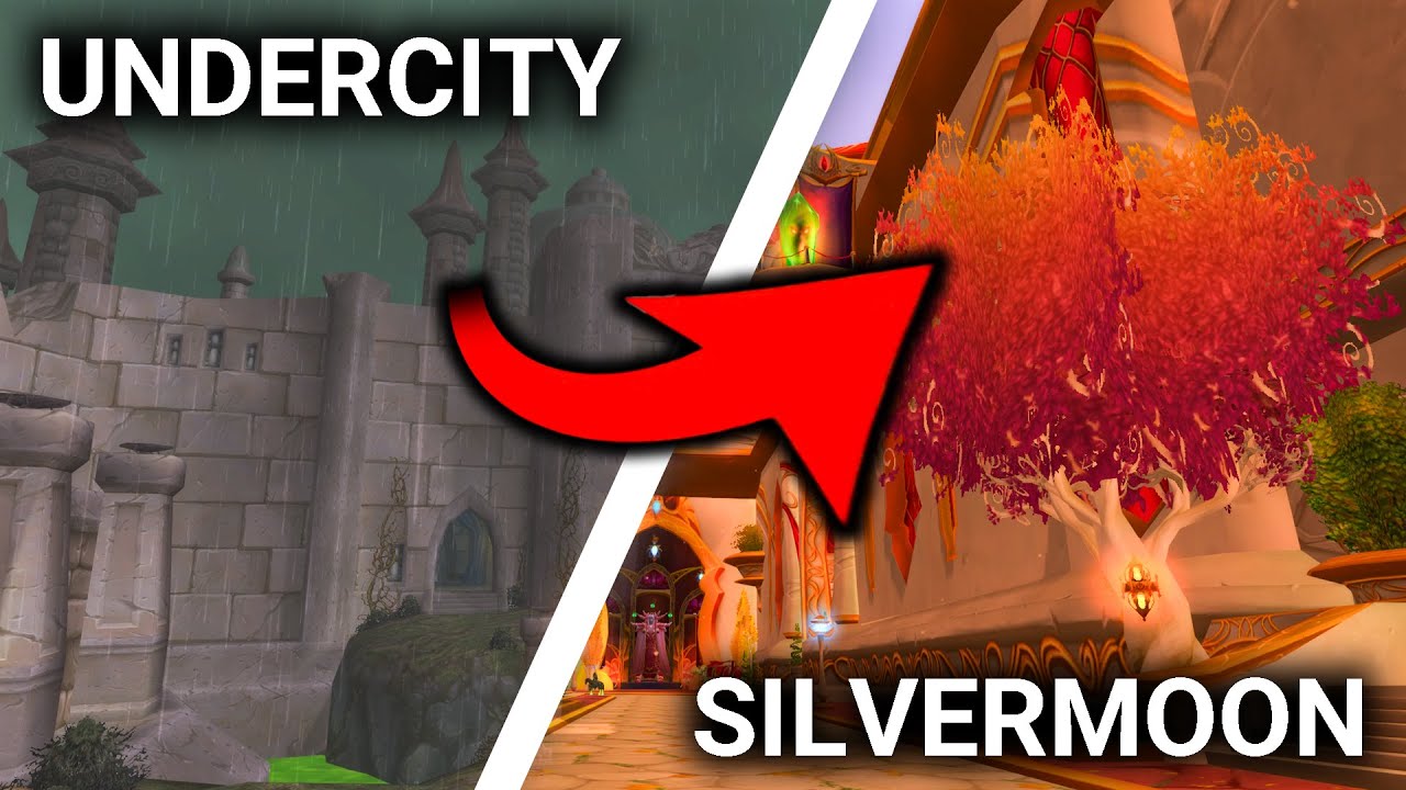 из Подгорода в Луносвет в WoW WoTLK