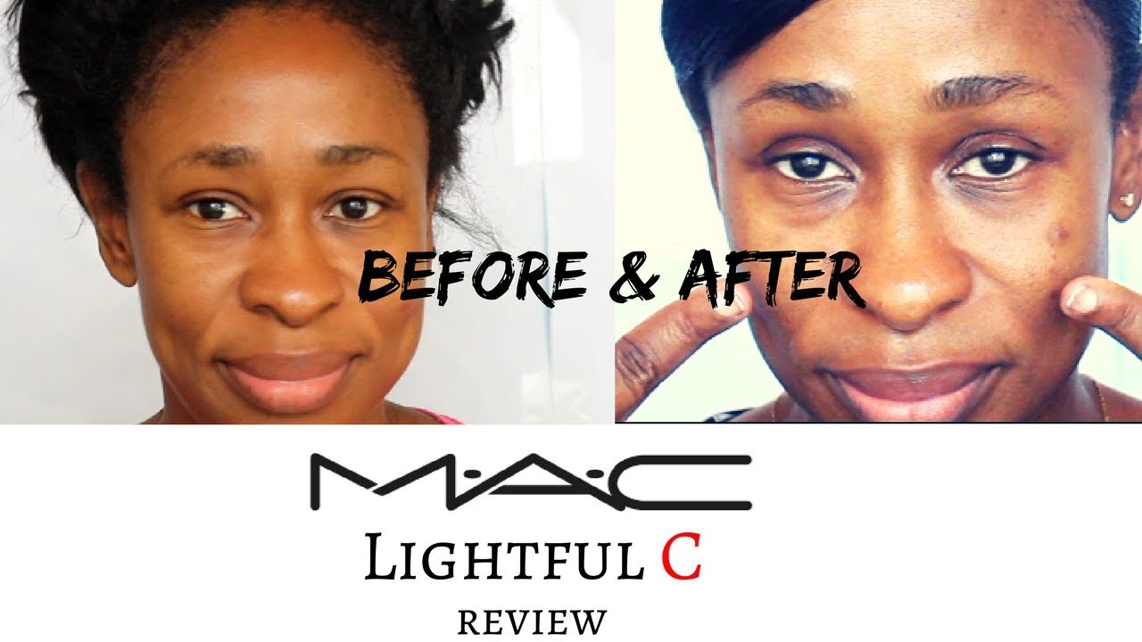 ved godt hud Apparatet Before & After M A C Lightful C - YouTube