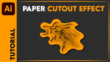 Paper Cutout Effect | Adobe illustrator Tutorial | Hindi