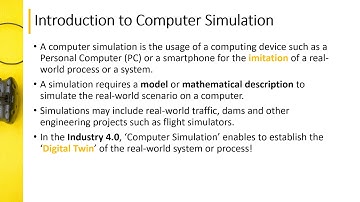 Introduction to Computer Simulation