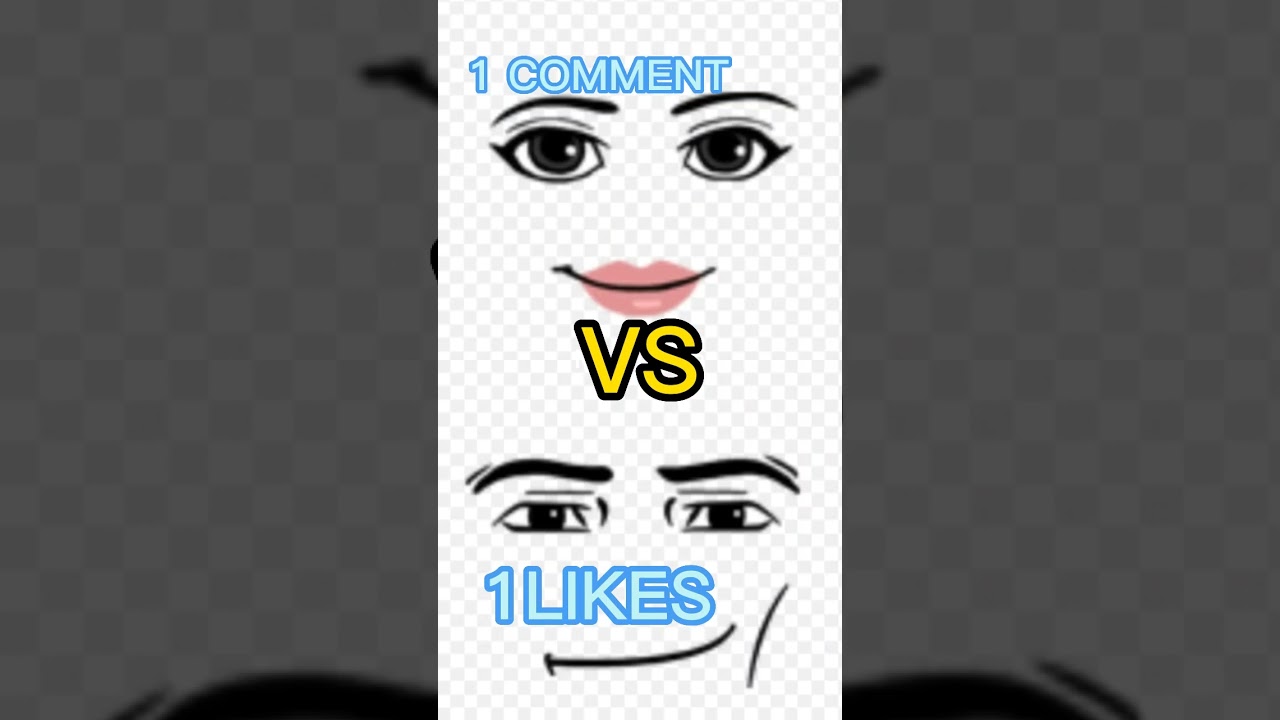 Man face and Woman face are not funny. : r/roblox