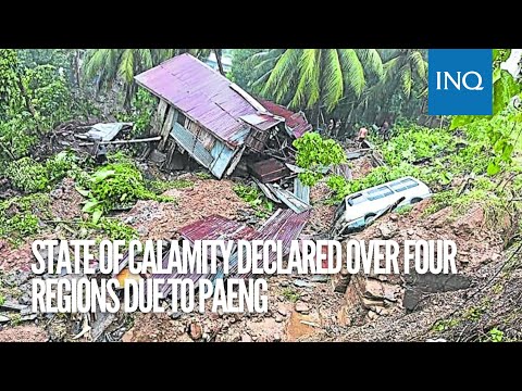 State of calamity declared over Calabarzon, Bicol, Western Visayas, BARMM due to Paeng