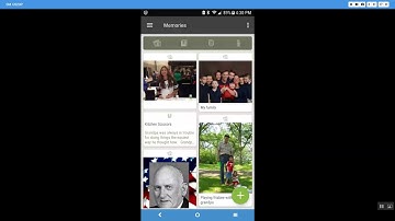 Adding Photos into the Family Search Memories MOBILE App