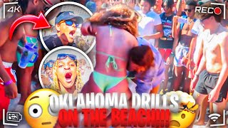 EXTREME OKLAHOMA DRILLS ON THE BEACH😳🔥 | SPRING BREAK 2023