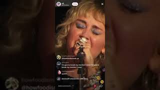 New MILEY CYRUS Breaks Down Crying WRECKING BALL Super Bowl 2021 LIVE