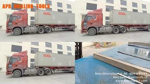 Container Loading(Wireline Drill Rods)