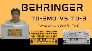 Behringer TD3MO vs Behringer TD3.  How good is it?  A side by side comparison with sounds.