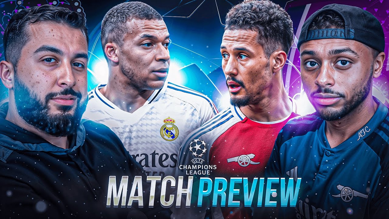 ARSENAL VS REAL MADRID PREVIEW FT SHARKY!