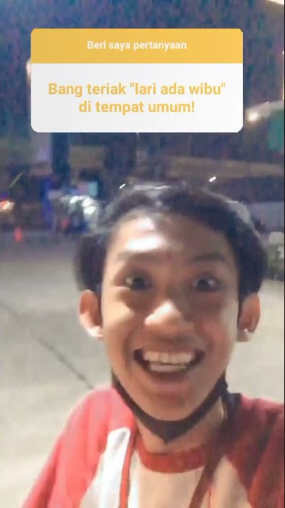 BANG COBA TERIAK LARI ADA WIBU DI TEMPAT UMUM!!#Shorts