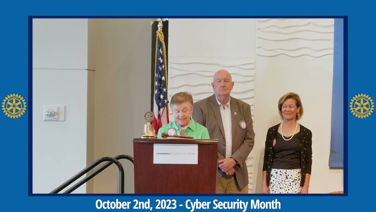 October 2, 2023 - Rear Admiral (Ret) Mark Montgomery, Wendy Thomas, and Michael Bailey