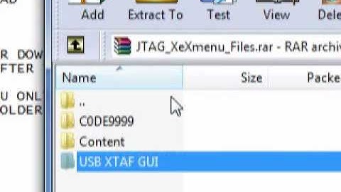 HOW TO INSTALL XEXMENU1.1 TO A JTAG WITH A USB