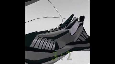 Sketching in Gravity Sketch Sneaker Design Virtual Reality