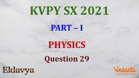 KVPY 2021 SB/SX Physics  Part I  Question 29 A D Electrostatics Induction of charges Vikas agarwal