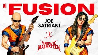 FUSION of Joe Satriani x Yngwie Malmsteen 😅 | Epic AI Guitar Fusion