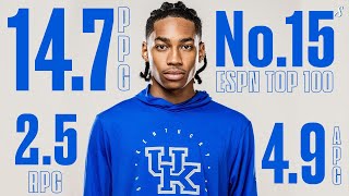 Kentucky 5-Star PG Rob Dillingham's 2022-23 OTE Season Highlights | 14.7 PPG & 4.9 APG