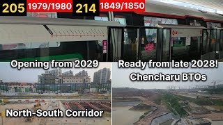 Onboard the Alstom Movia R151s: North-South Corridor & Chencharu BTO Construction Showcases