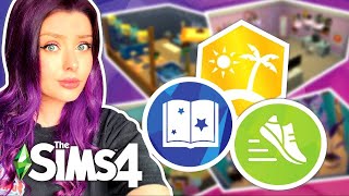 Every Room is a Different Pack's PREMADE ROOMS // Sims 4 Build Challenge