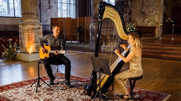 Sting - Fields Of Gold (Harp and Guitar Cover)